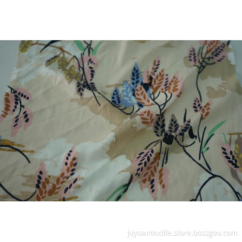 Polyester Sea Island Meteor Pattern Jacquard Print Fabric